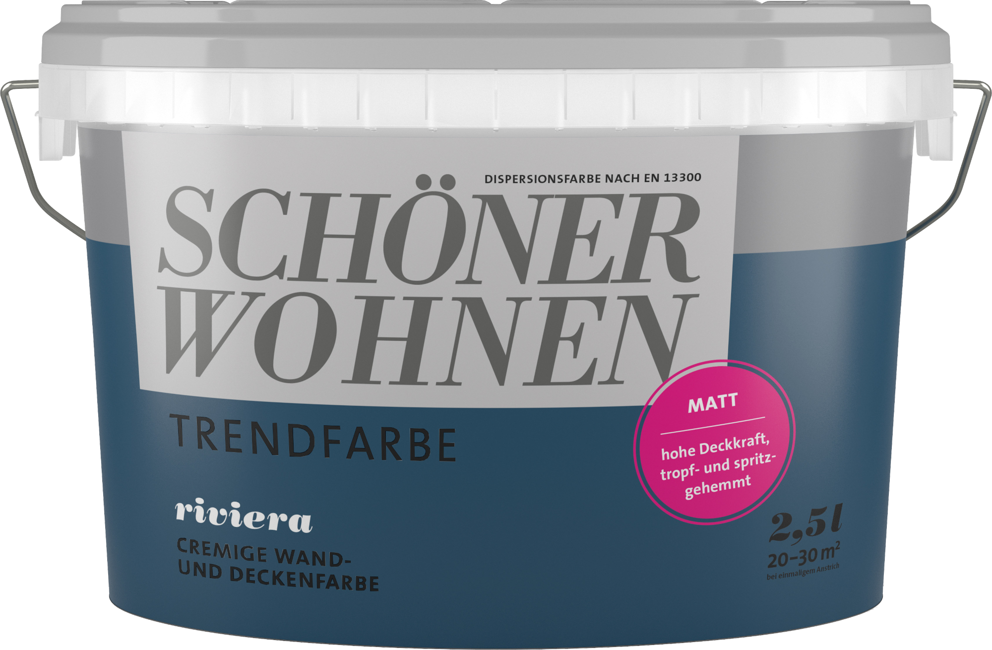 2,5L Schöner Wohnen -Trend Wandfarbe matt Riviera