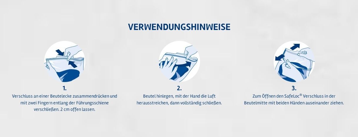 Toppits 8 Liter Gefrierbeutel Safelock (6 Stück je Pack)