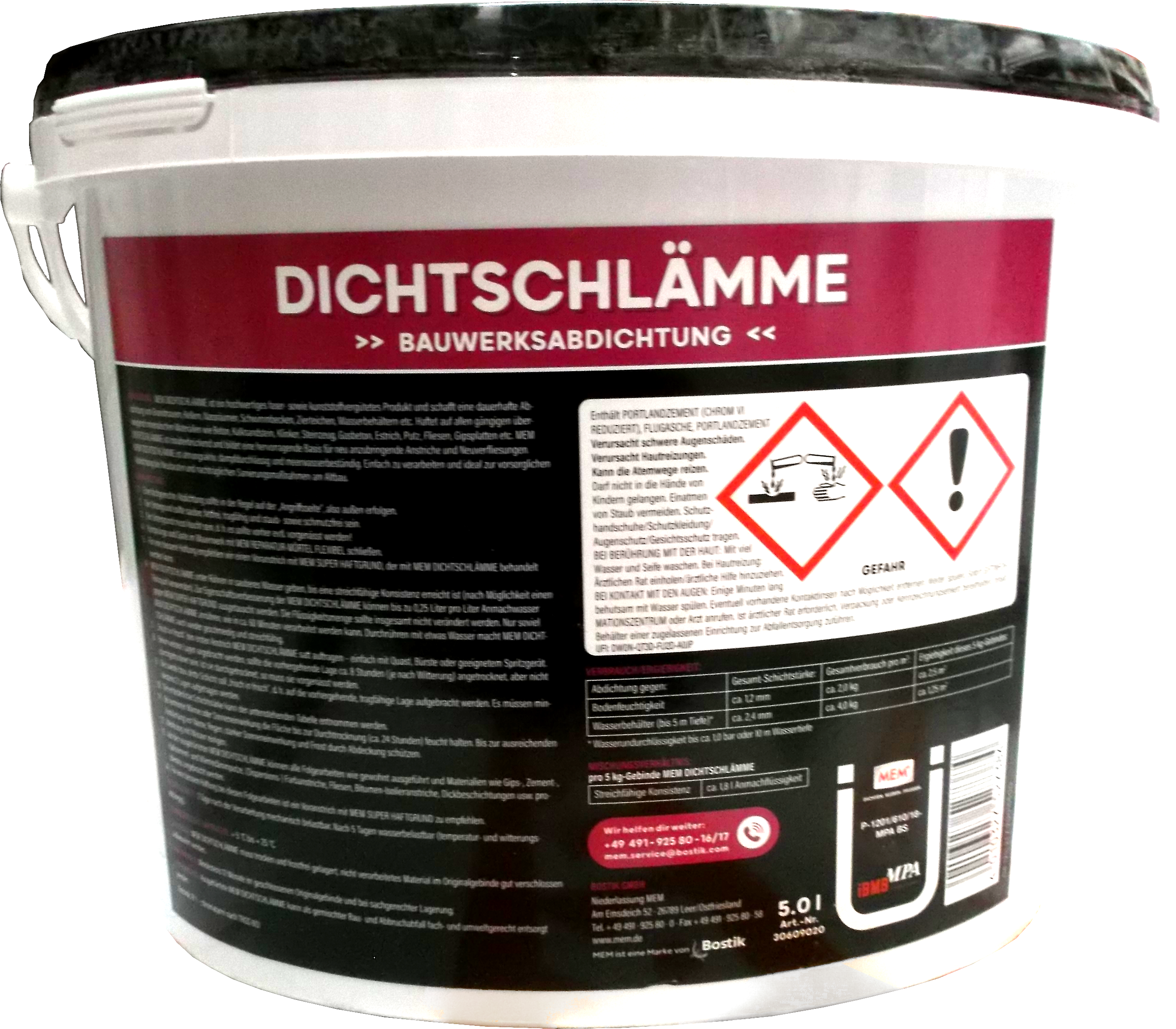 5kg MEM Dichtschlämme