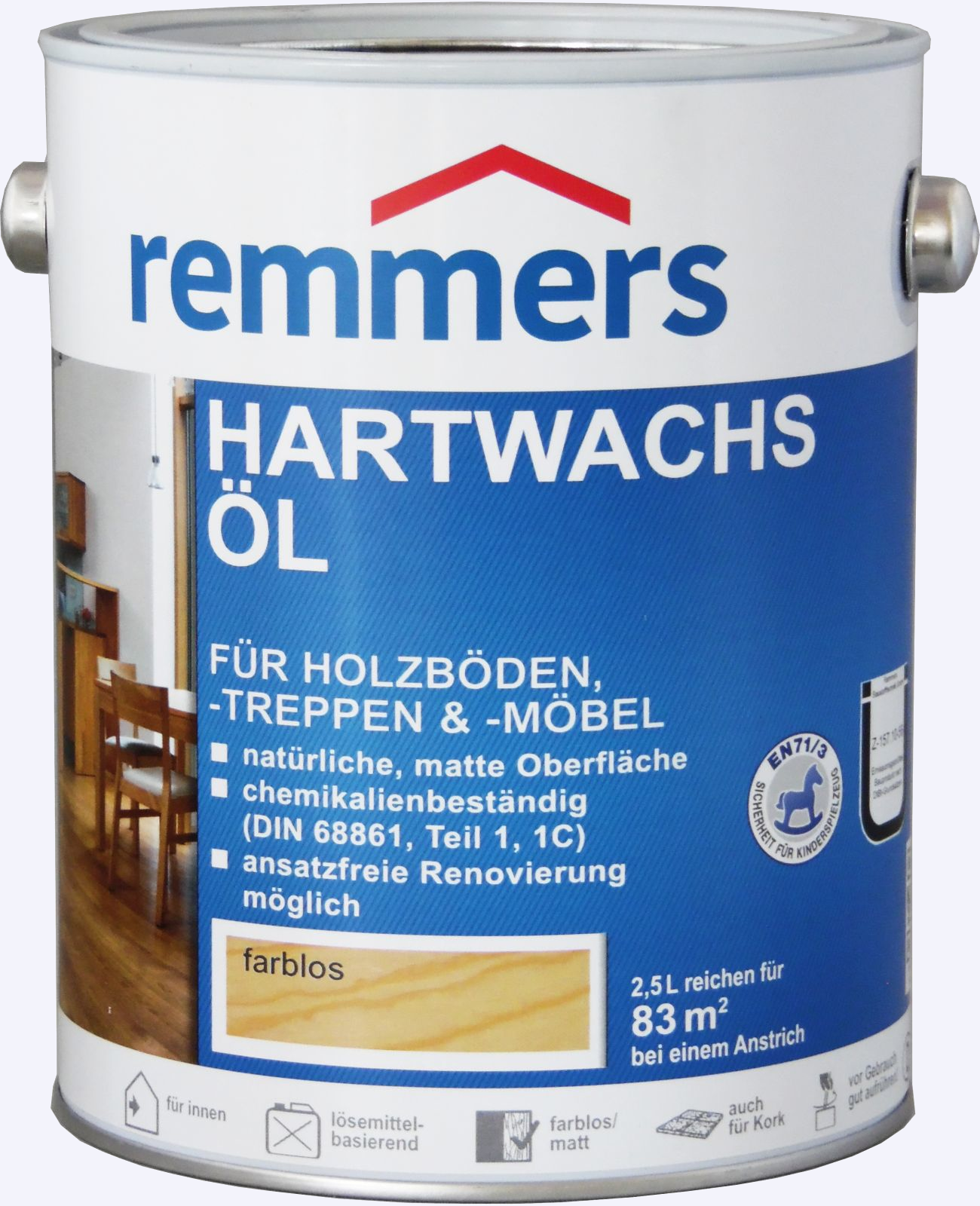 375ml Remmers Hartwachs-Öl Farblos