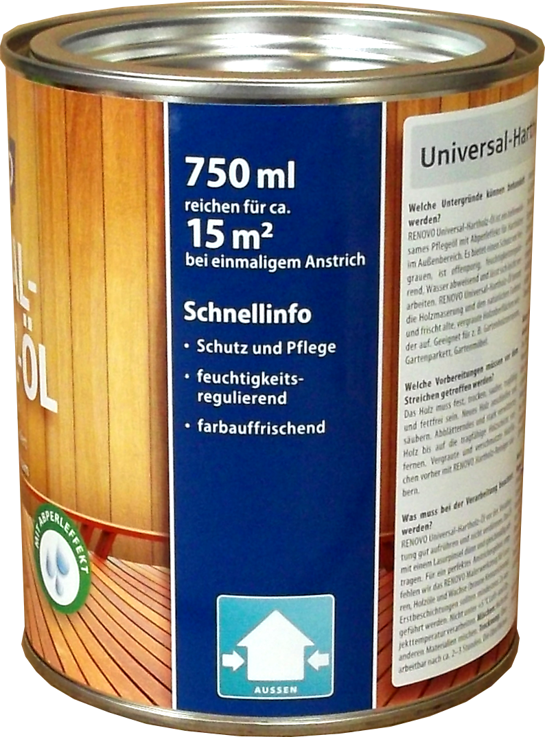 750ml Renovo Universal-Hartholzöl Eukalyptus wasserbasis