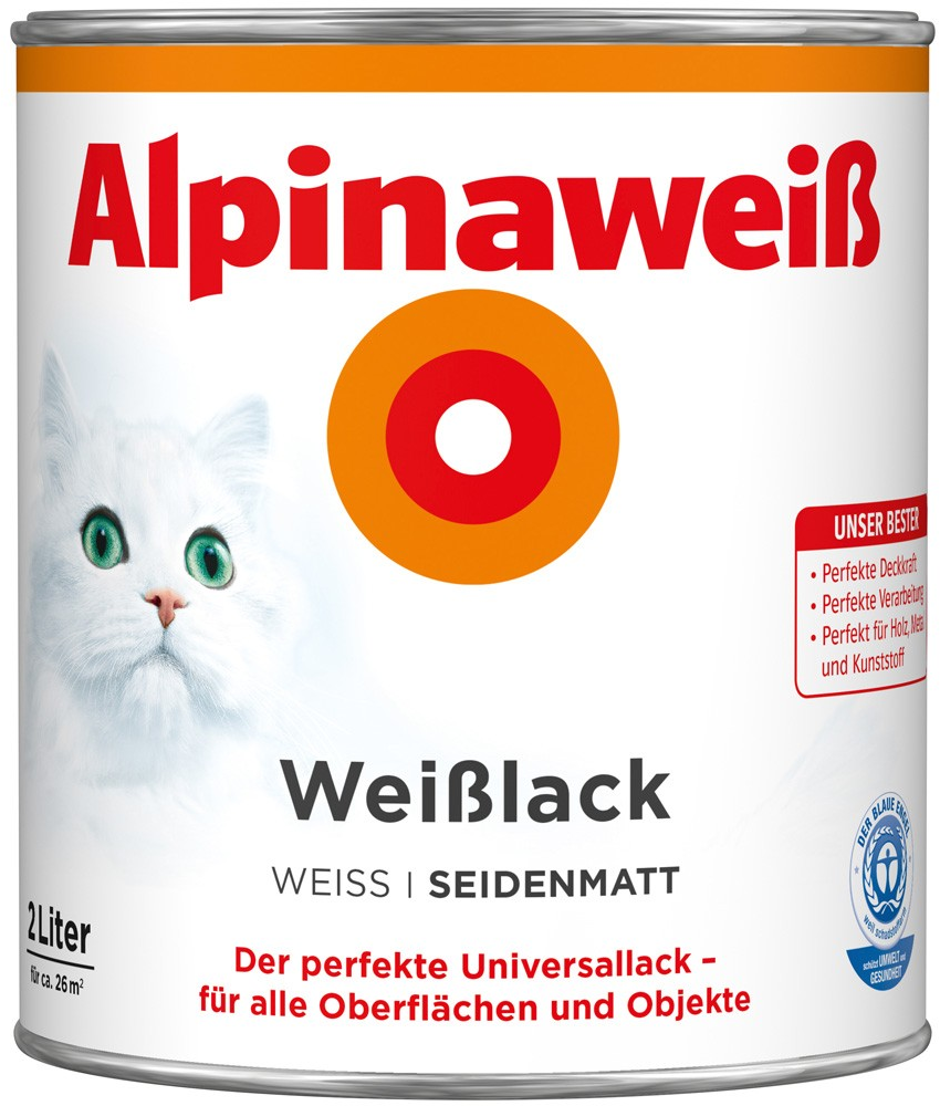 2l ALPINA Weißlack seidenmatt