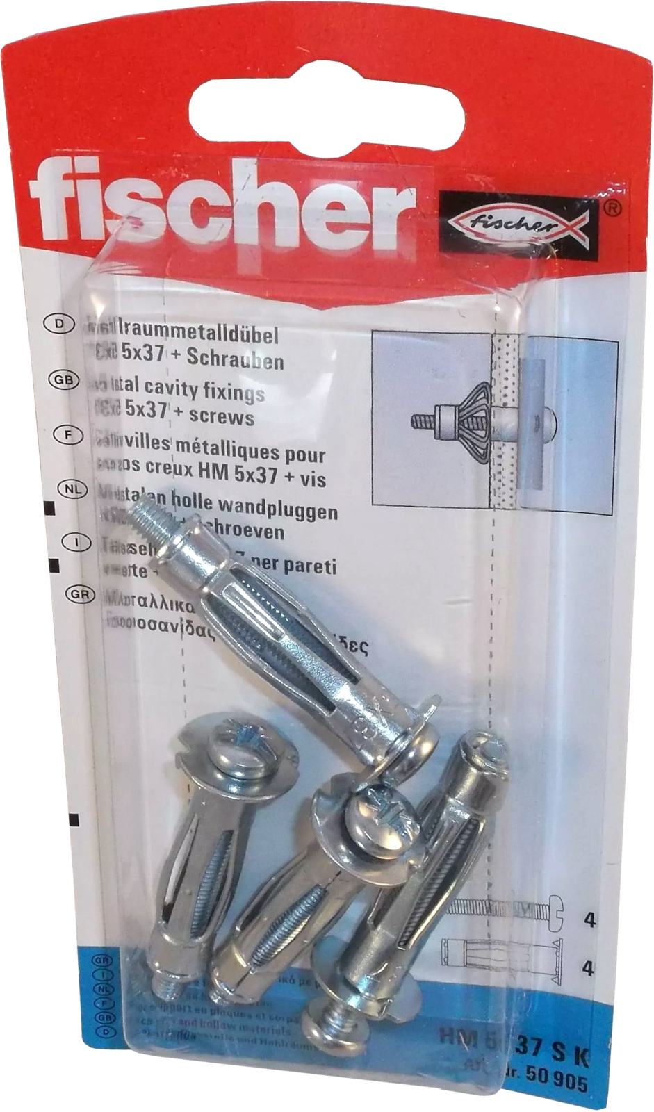 Hohlraumdübel HM 5X37 SK