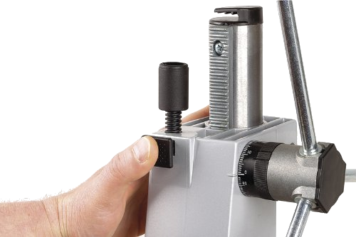 Wolfcraft 5027000 1 Bohrständer, Silber