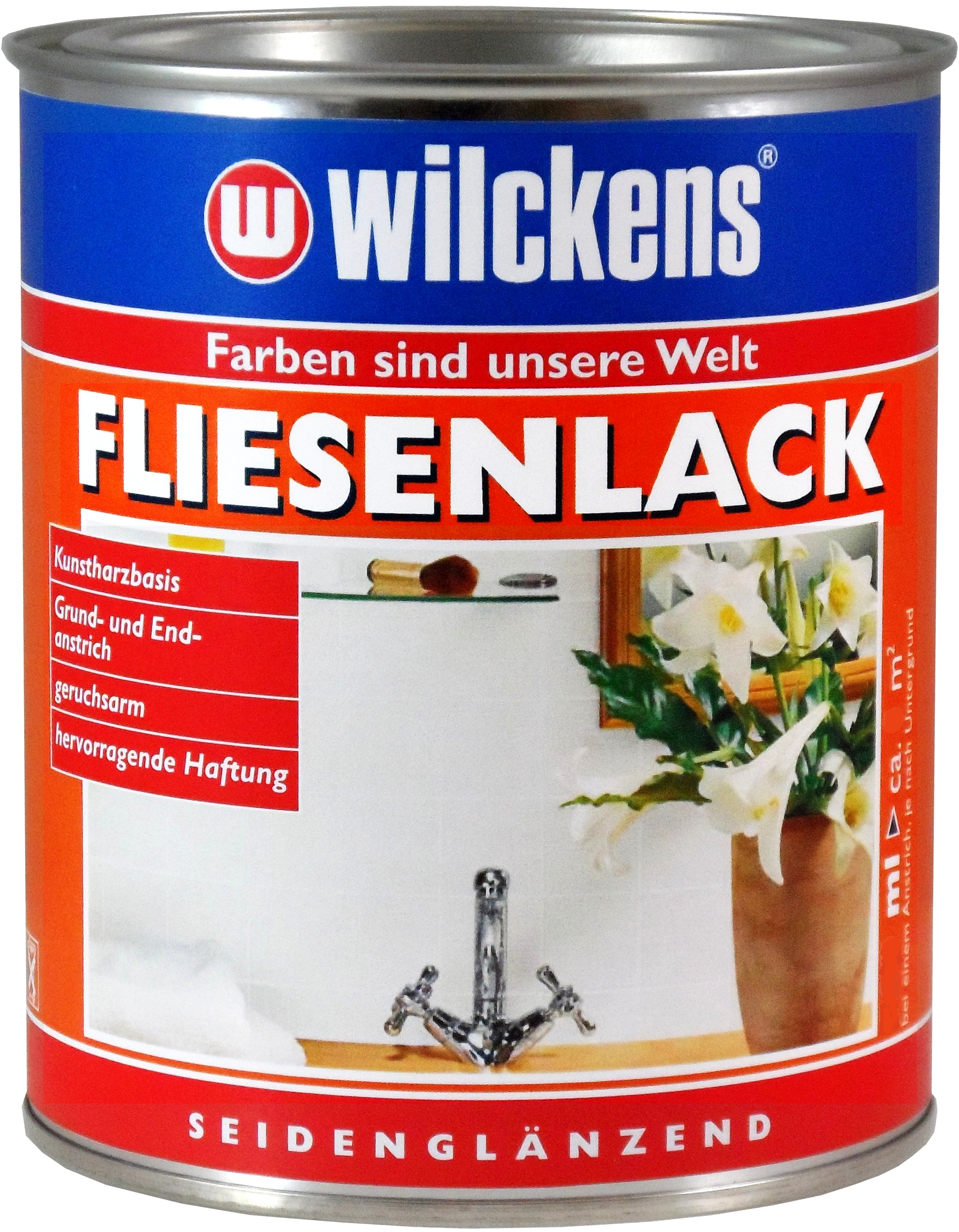 750ml WILCKENS Fliesenlack weiß SDGL