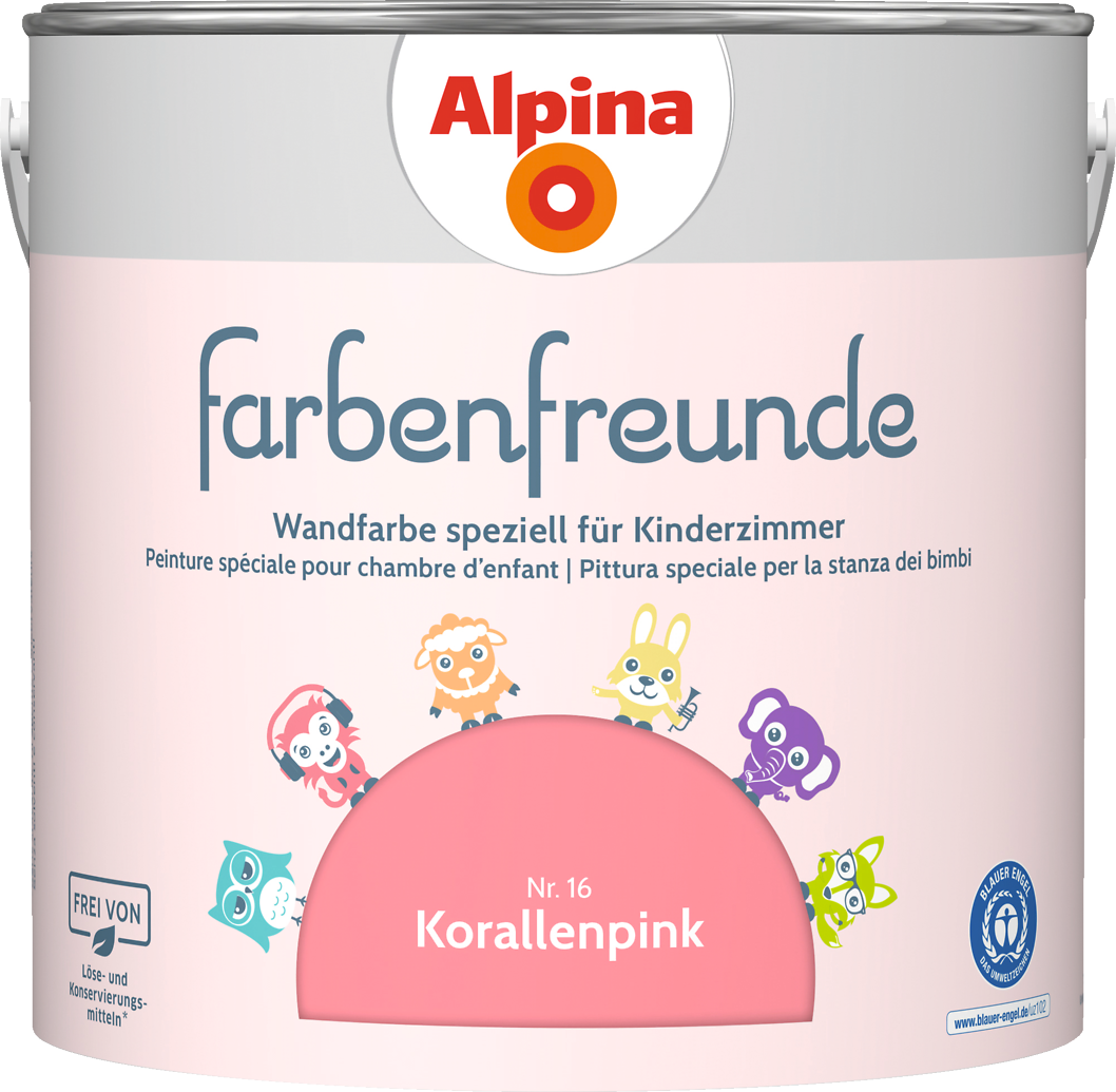2,5l ALPINA Farbenfreunde Nr.16 Korallenpink