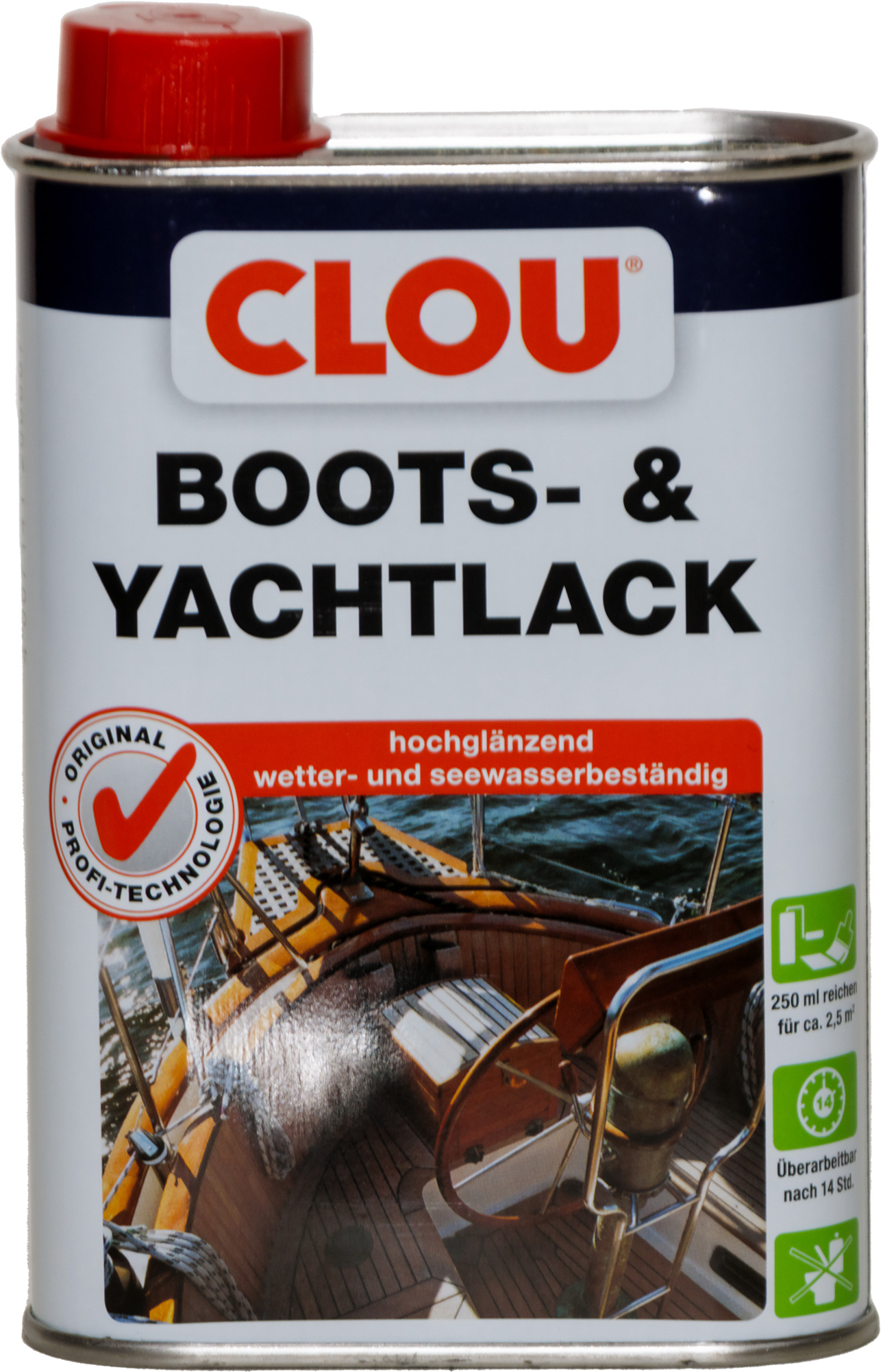 250ml Clou Boots- & Yachtlack transparent