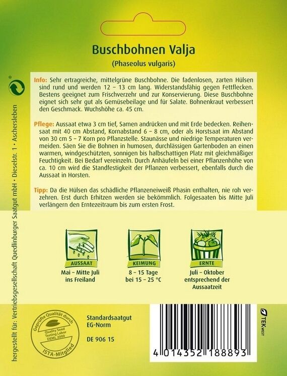Buschbohnen Valja