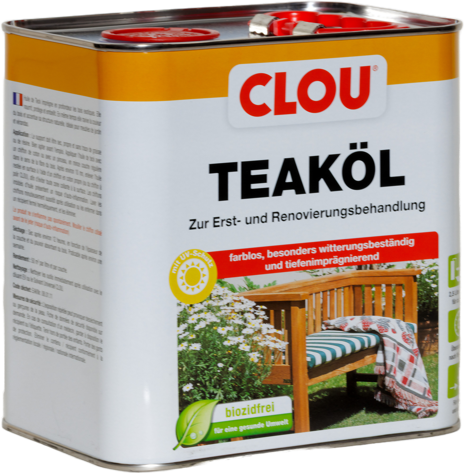 2,5L Clou Teaköl farblos