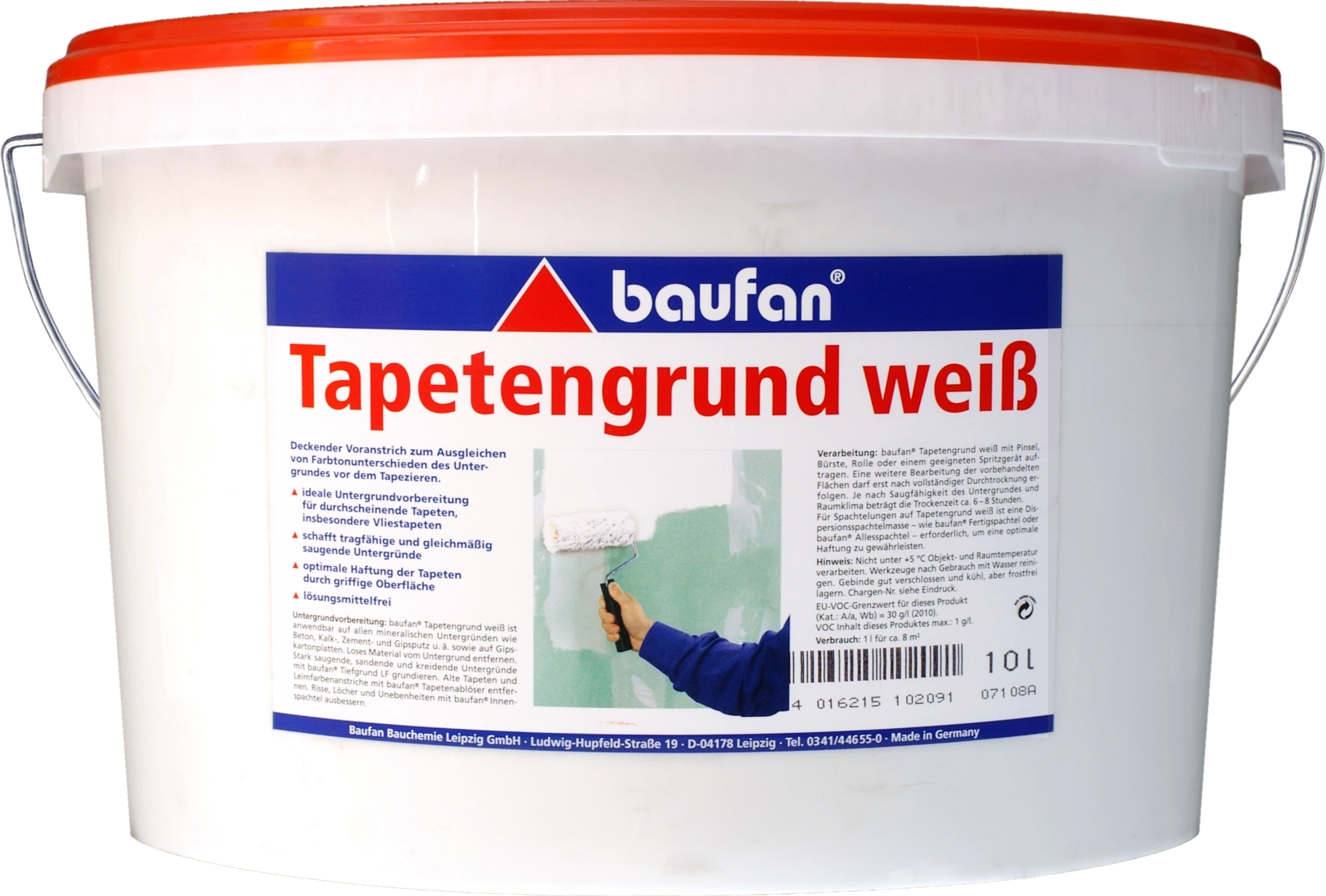 10L BAUFAN Tapetengrund weiß