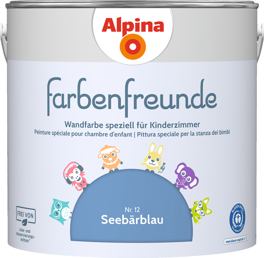2,5l ALPINA Farbenfreunde Nr.12 Seebärblau