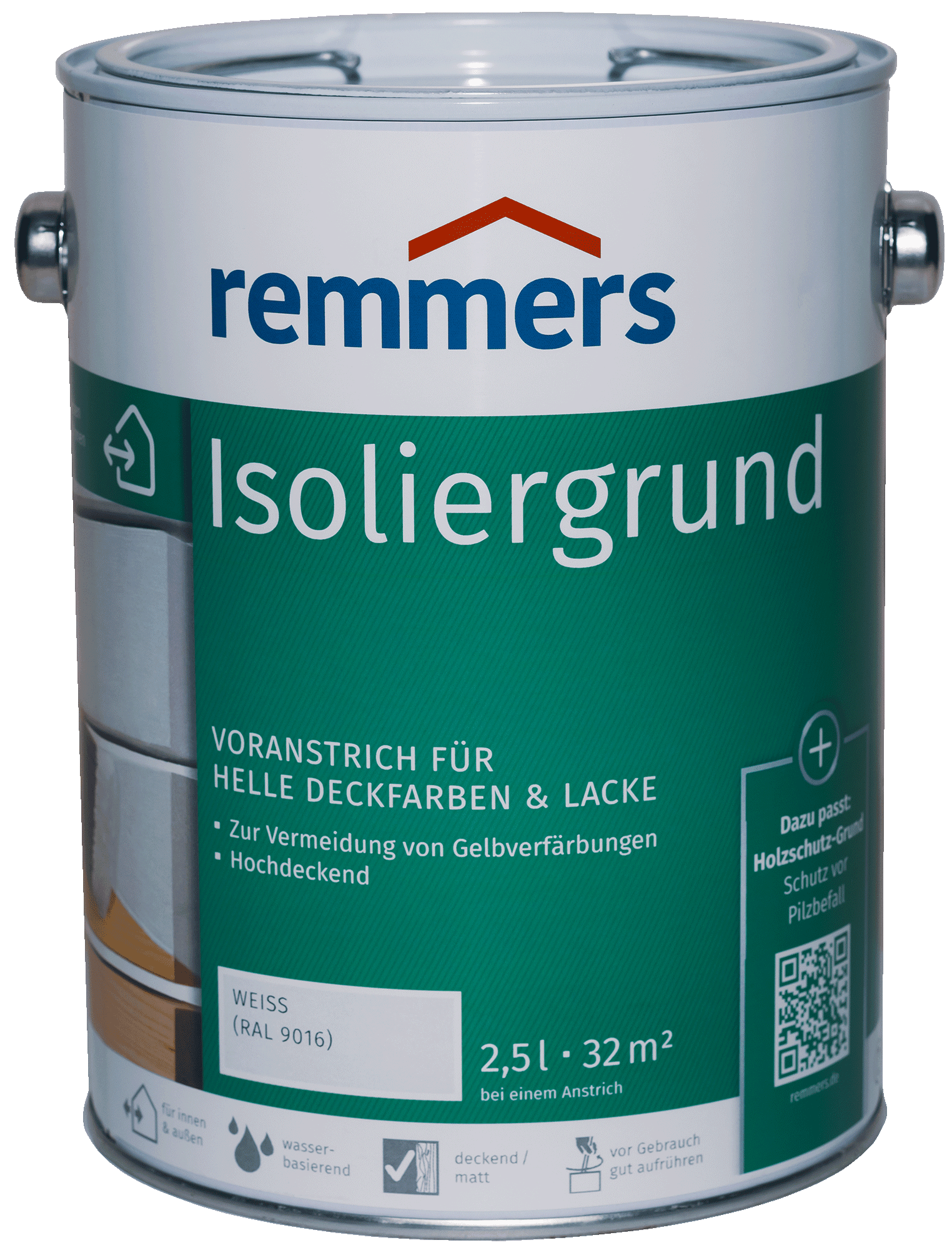 2,5L Remmers Isoliergrund weiß