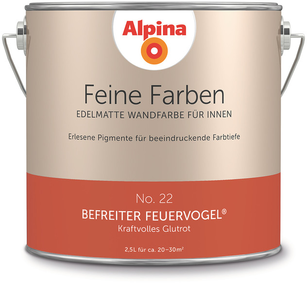 2,5L ALPINA Feine Farben Befreiter Feuervogel No22