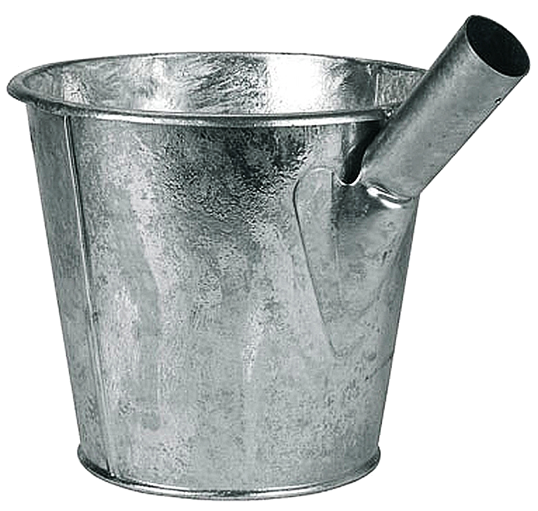 Jaucheschöpfer verzinkt 6,5 Liter; Ø 24 cm