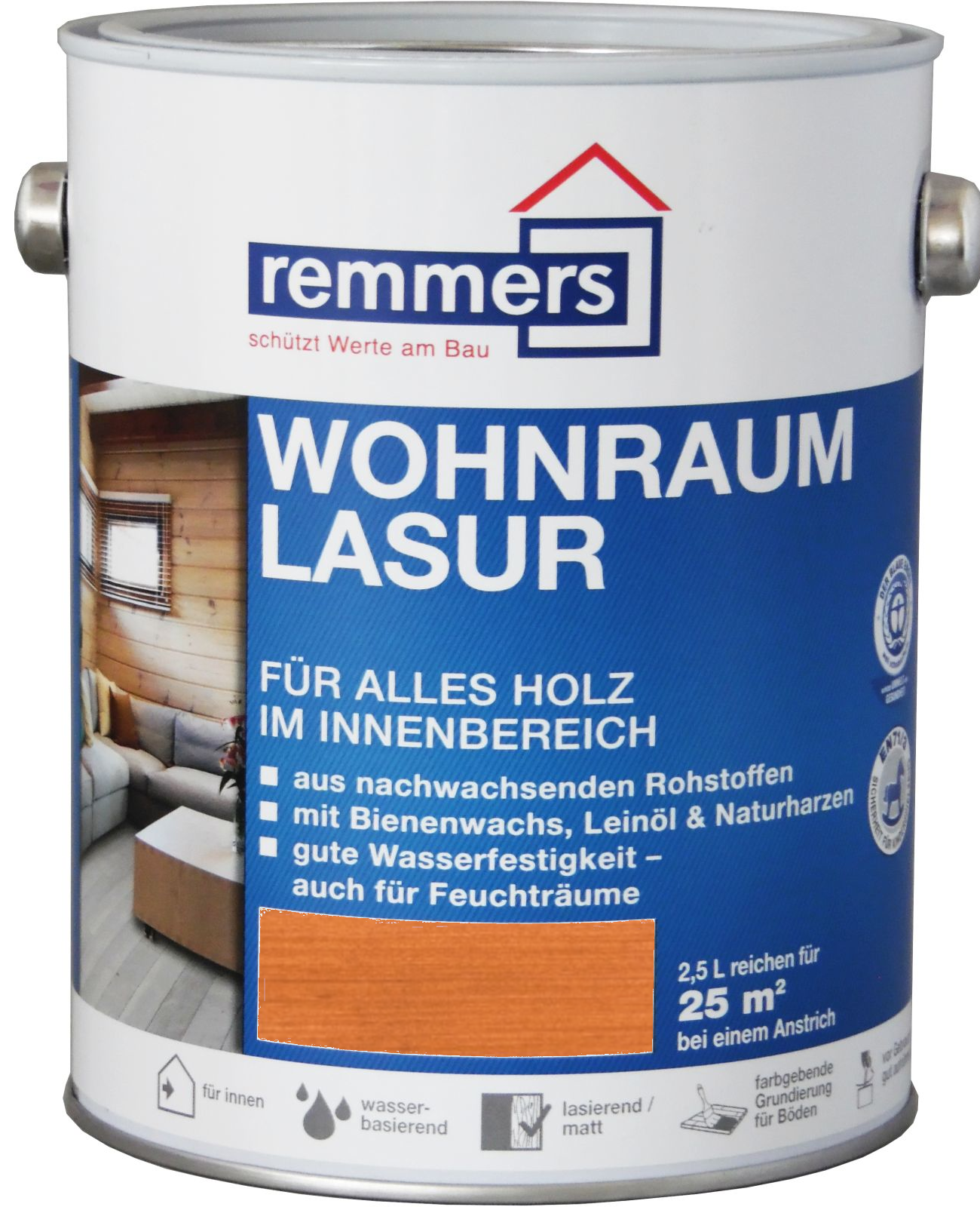 750ml Remmers Wohnraumlasur Kirsche