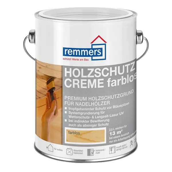5L Remmers Holzschutz Creme Farblos