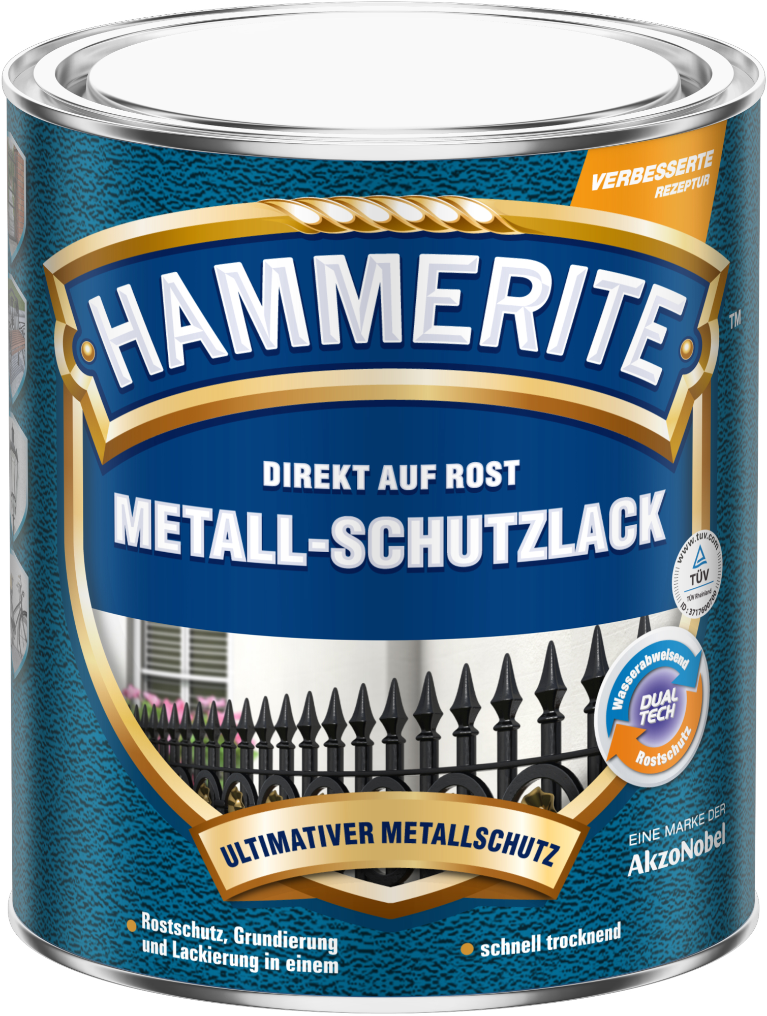 250ml Hammerite Struktur-Effekt schwarz