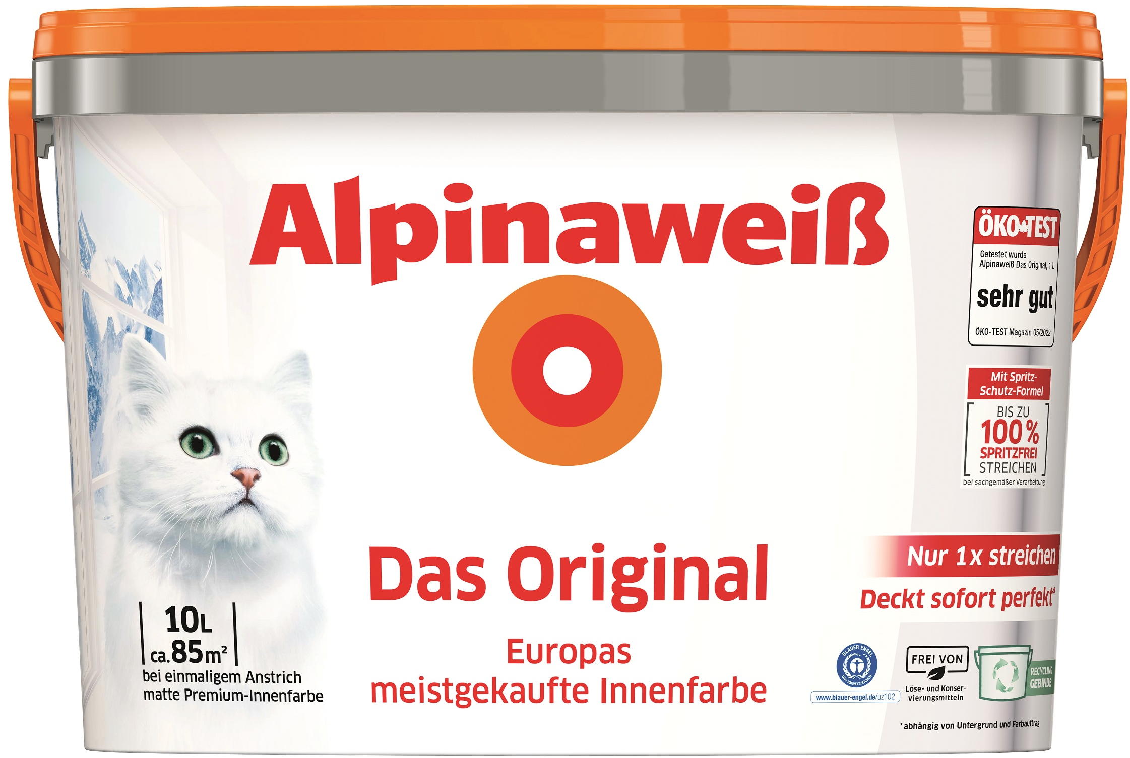 10L Alpinaweiß Das Original Spritzfrei