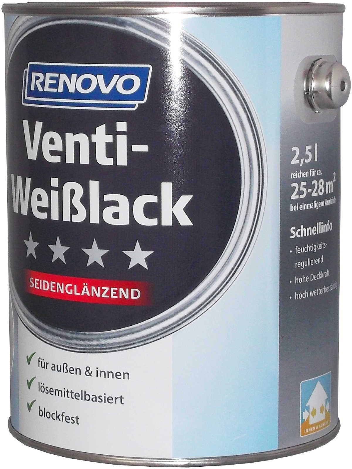 2,5L Renovo Venti Weisslack seidenglänzend