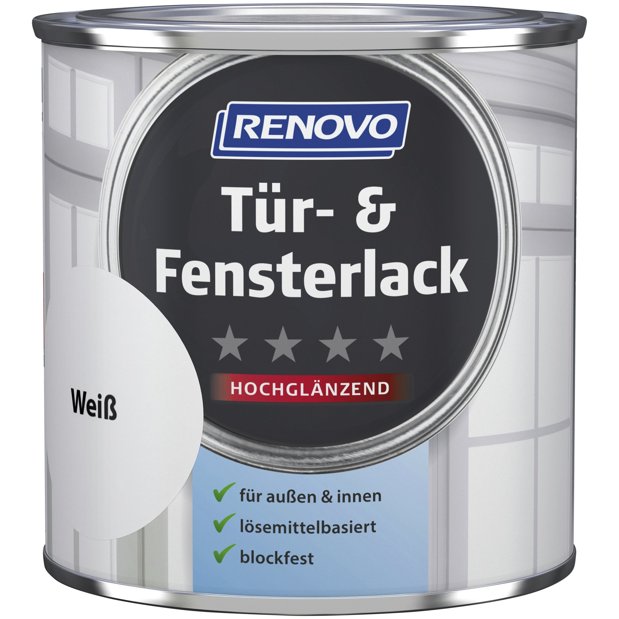 375ml Renovo Tür + Fensterlack weiss hochglänzend