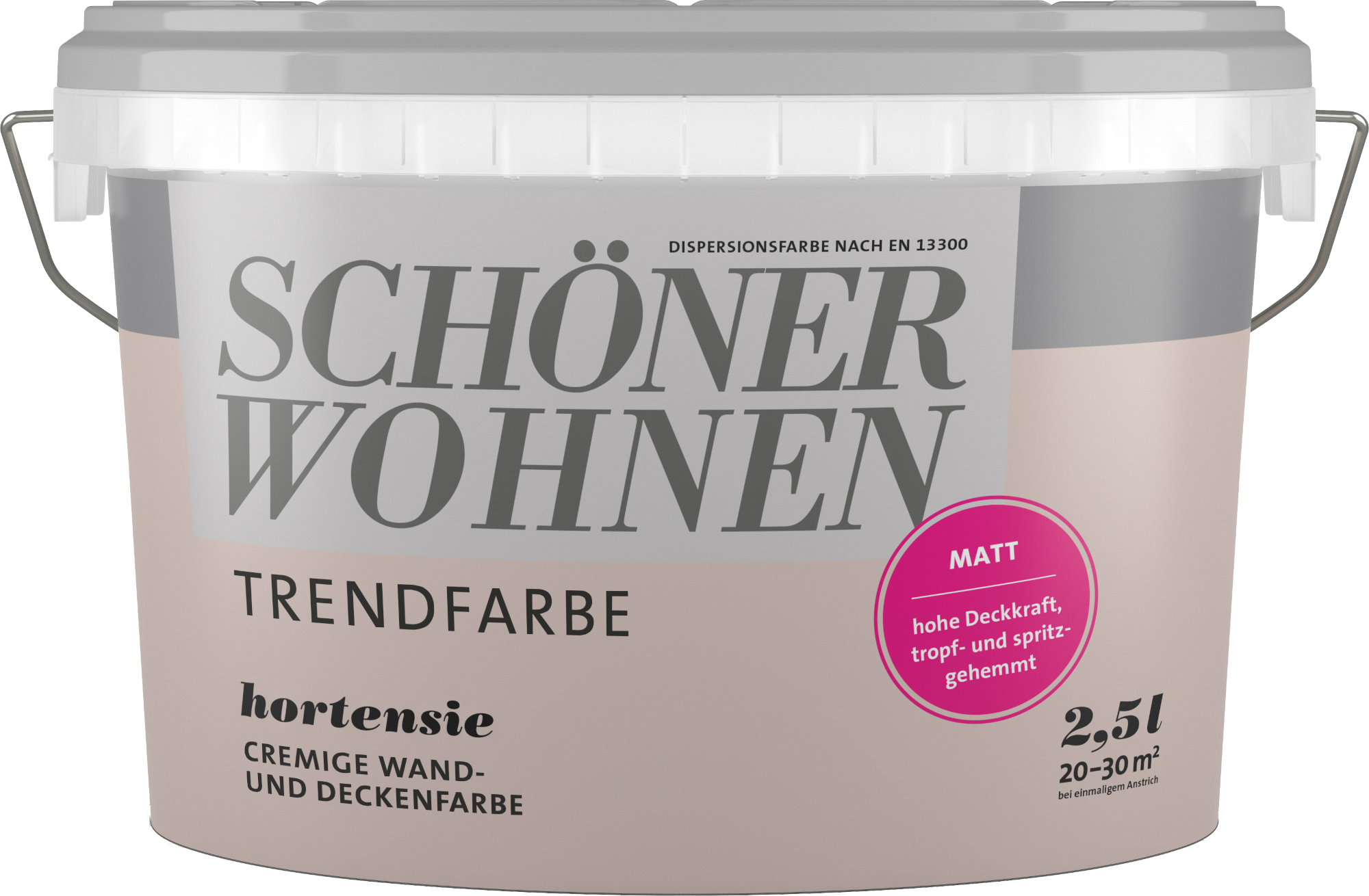 2,5L Schöner Wohnen -Trend Wandfarbe matt Hortensie