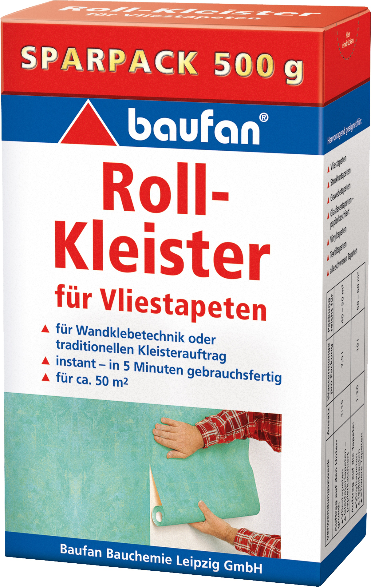 500 Gramm Baufan Rollkleister Sparpack