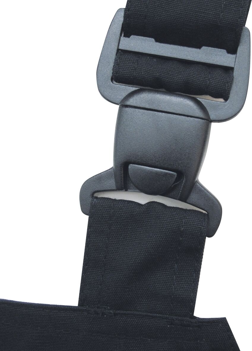 Triuso POWER Latzhose schwarz/grün 270g Größe 46