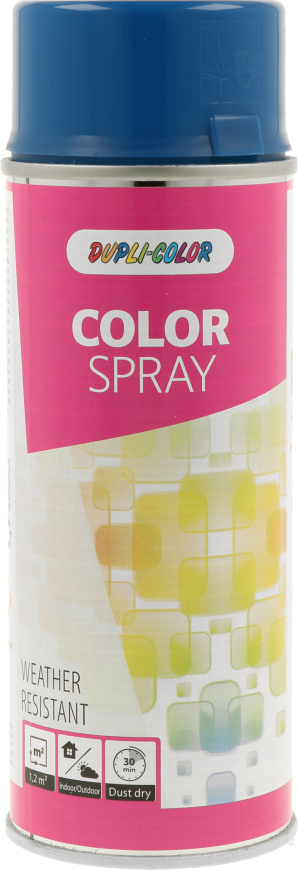 400ml DUPLI-COLOR Sprühlack Color Spray Enzianblau RAL 5010 glänzend,