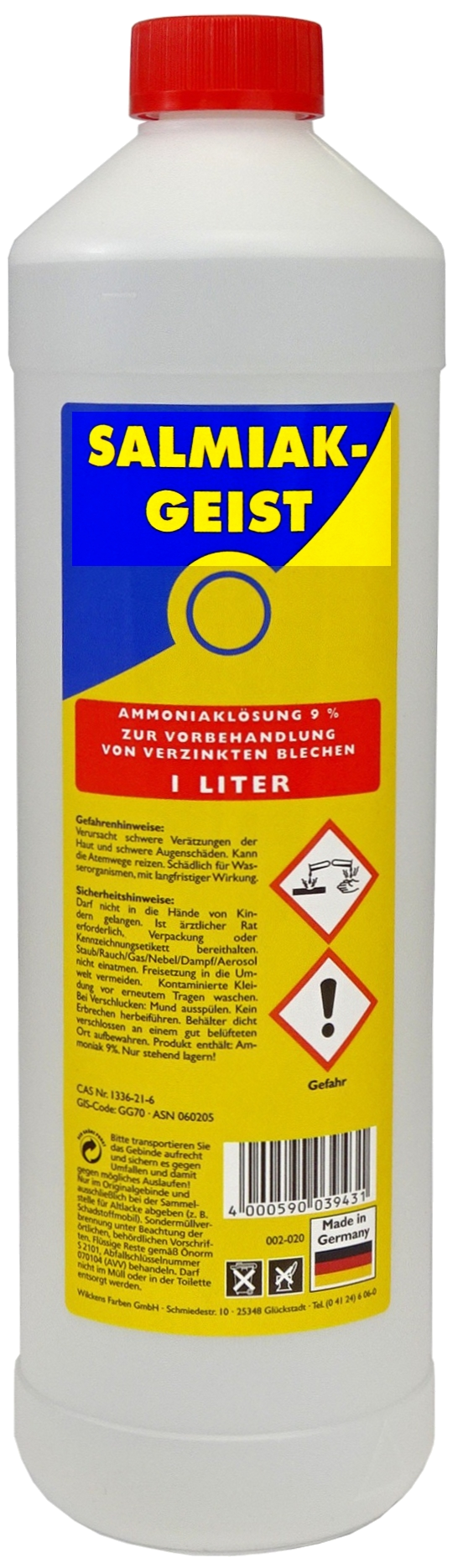 1L WILCKENS Salmiakgeist