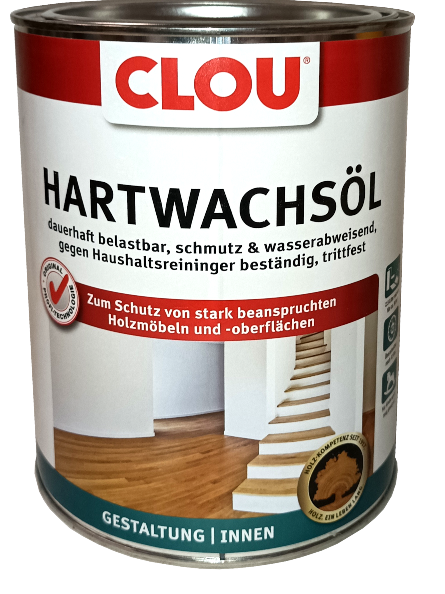 750ml Clou Hartwachsöl farblos