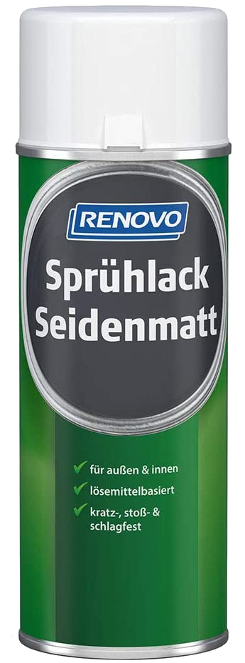 400ml Renovo Sprühlack Seidenmatt Farblos