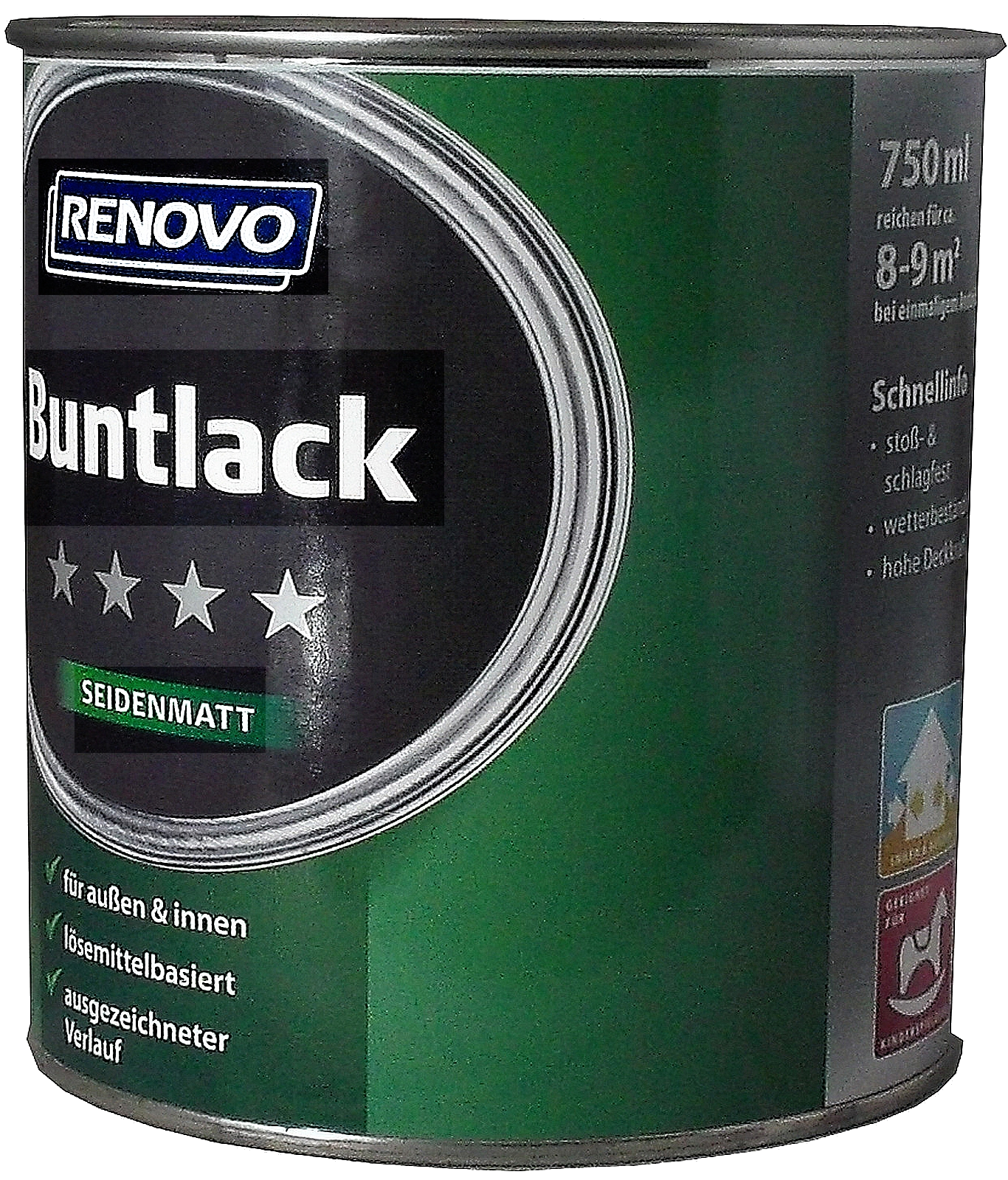 375ml Renovo Seidenmattlack feuerrot Nr.3000