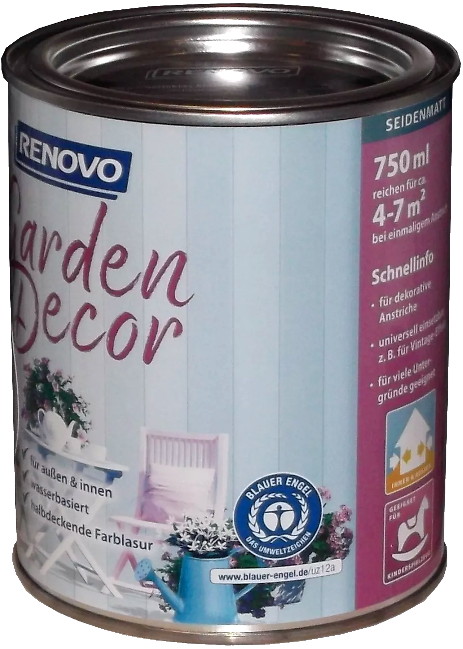750ml Renovo Garden Decor Farblasur Herbal Green