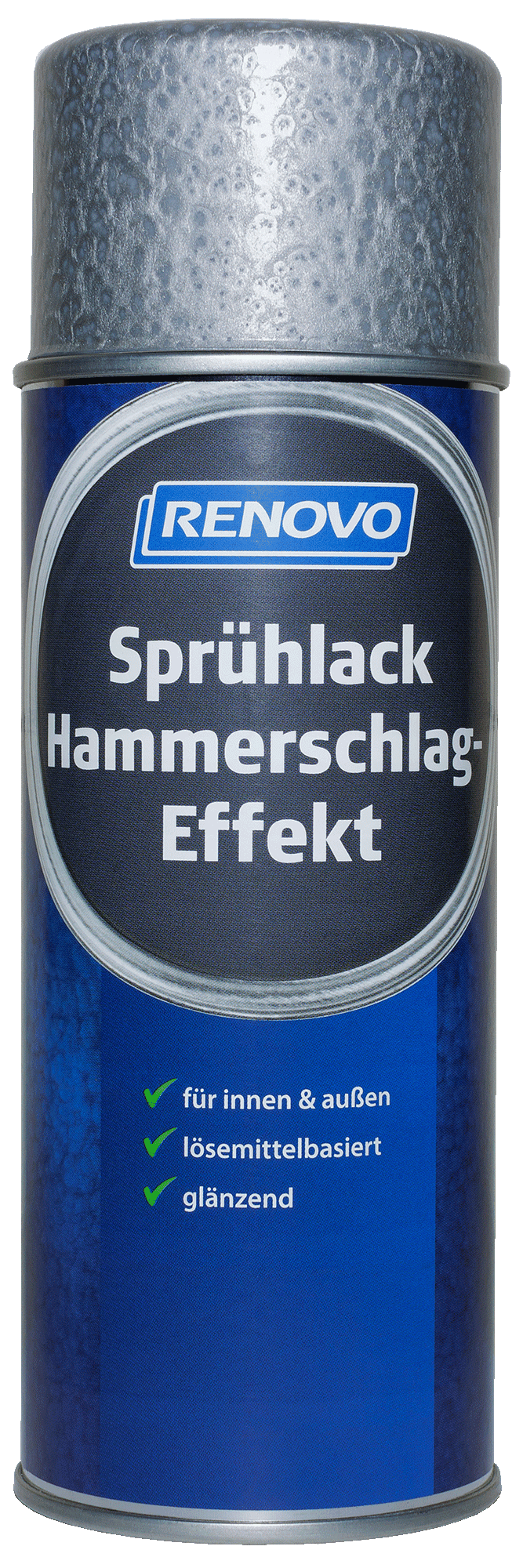 400ml Renovo Sprühlack Hammerschlag Silber