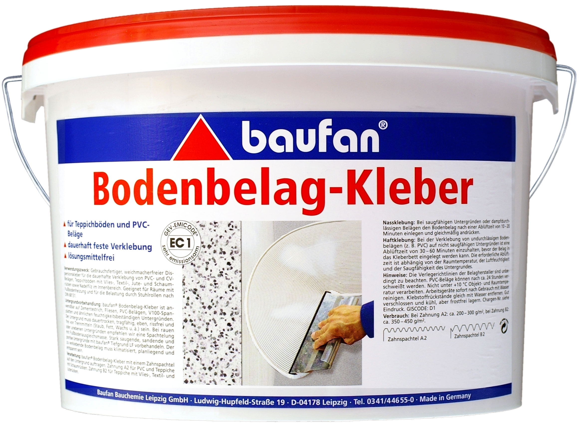 6kg BAUFAN Bodenbelagkleber