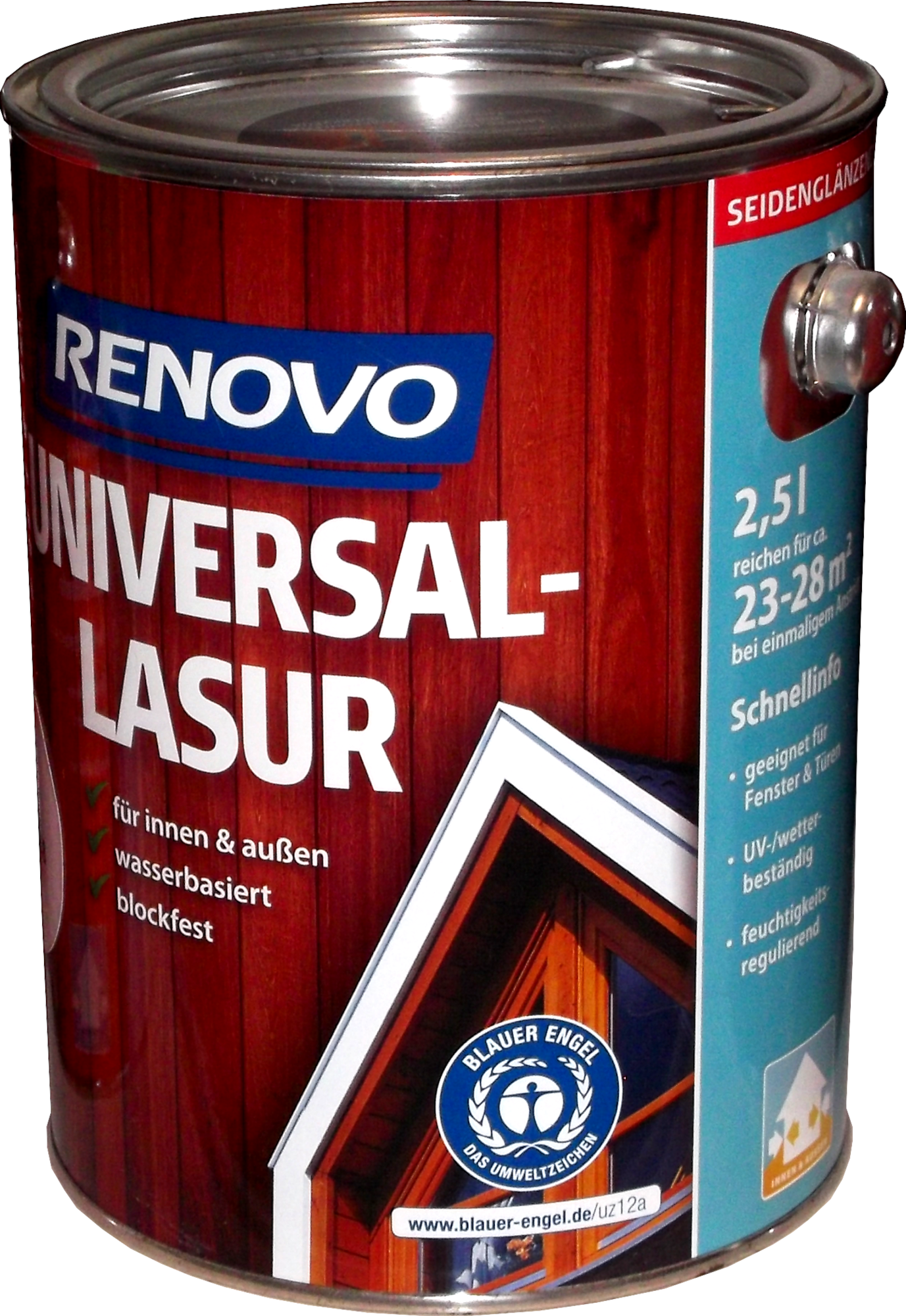 2,5L Renovo Universallasur wasserbasis Kastanie