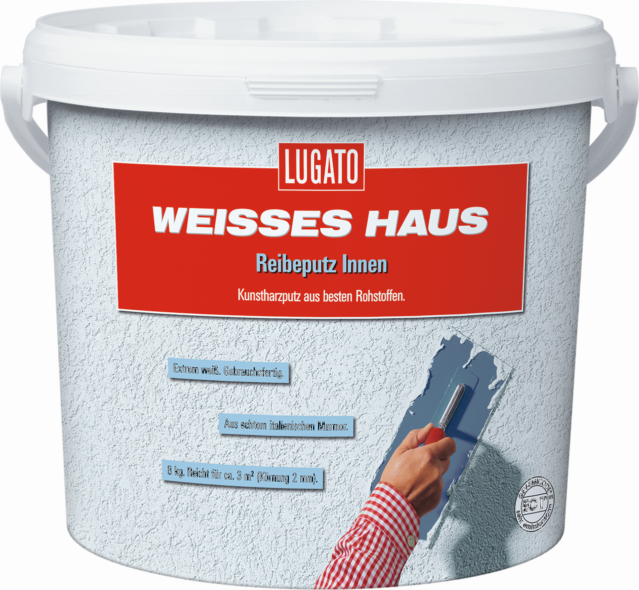 8kg Lugato WH Reibeputz Innen 2mm