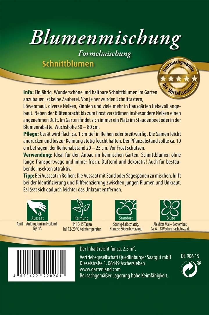 Blumenmischung Schnittblumen Formelmischung