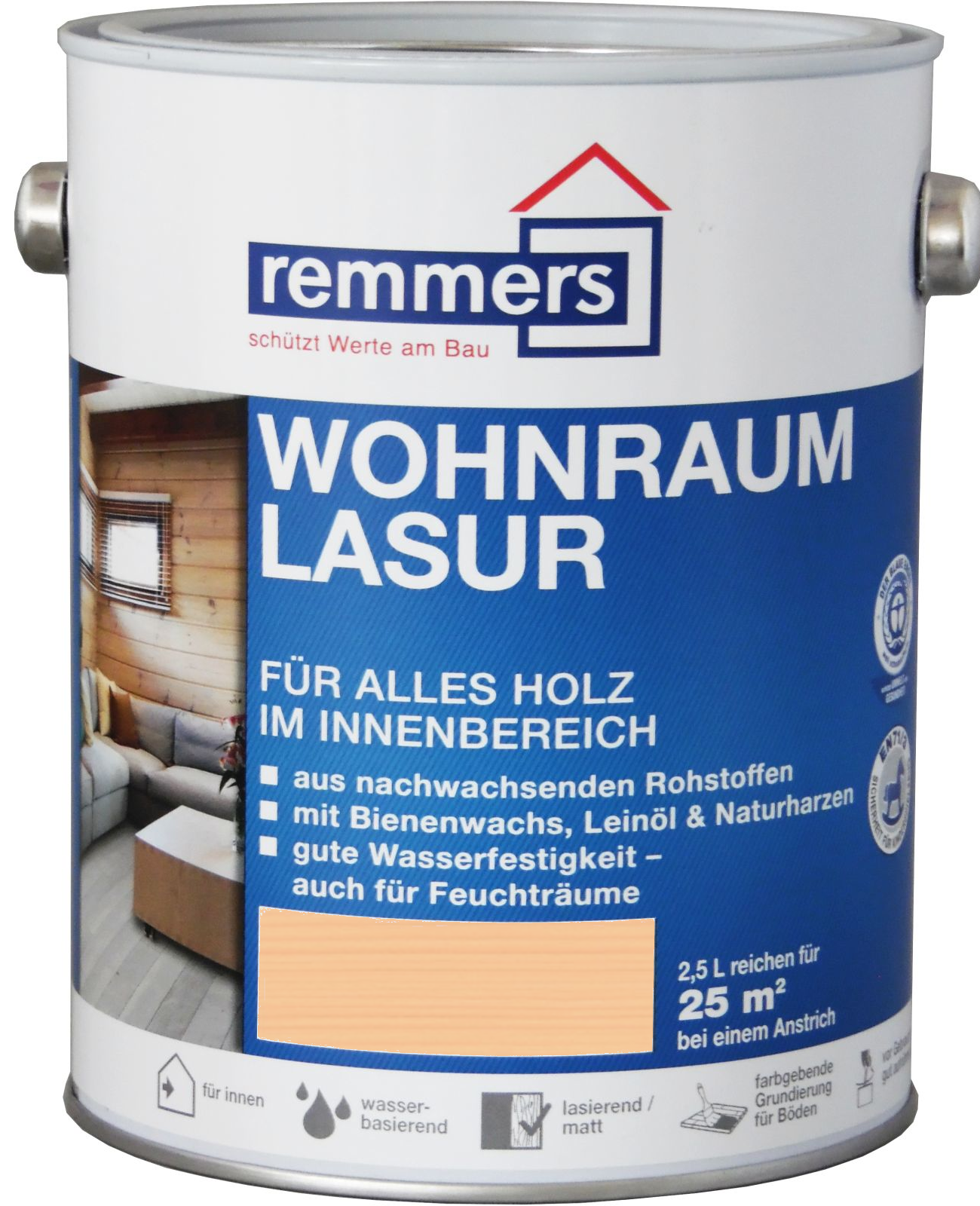 750ml Remmers Wohnraumlasur Birke