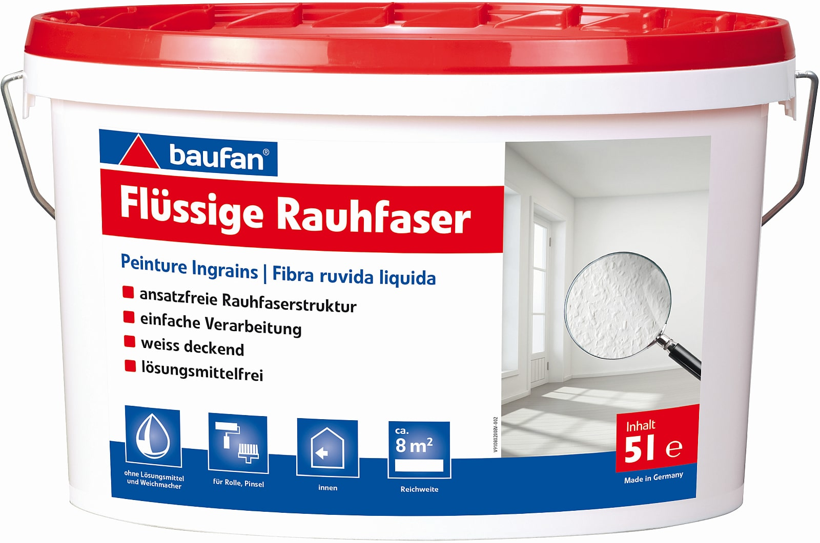 5L Baufan Flüssige Rauhfaser