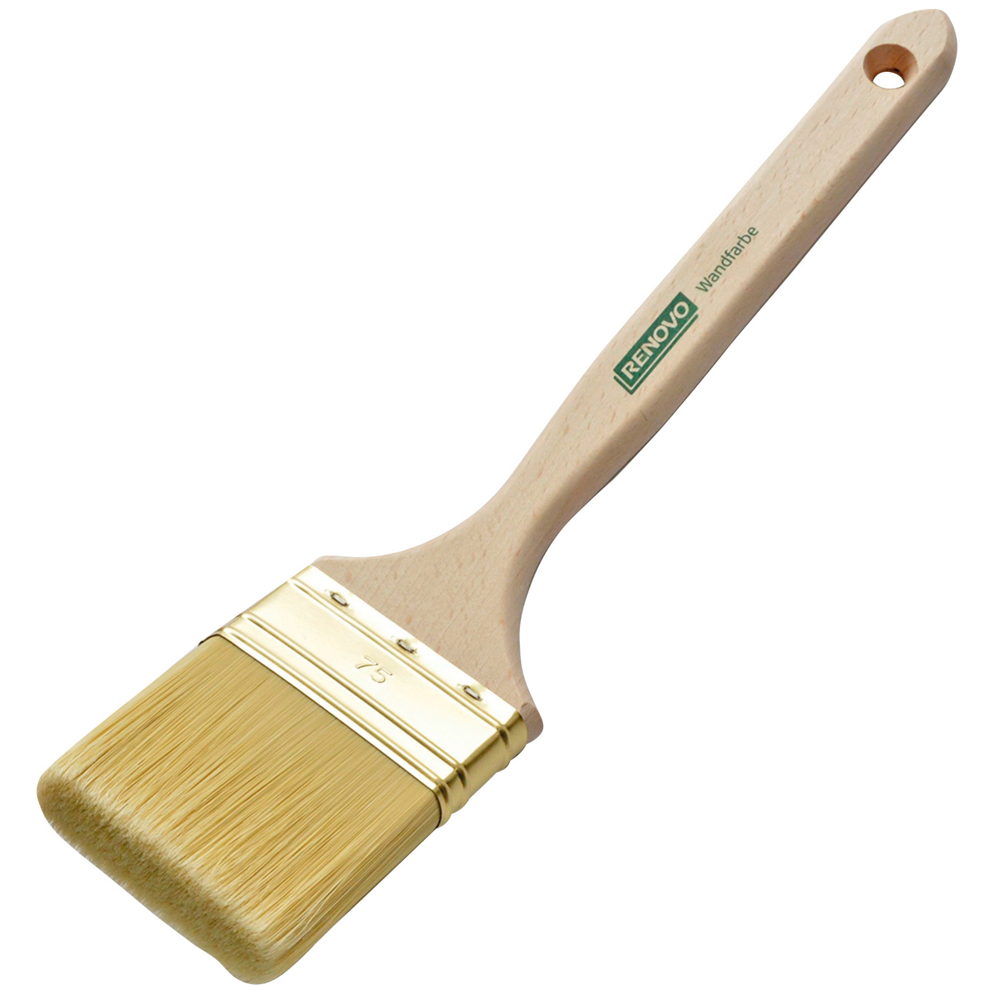 75mm Renovo Fassadenstreicher Holzgriff kurz