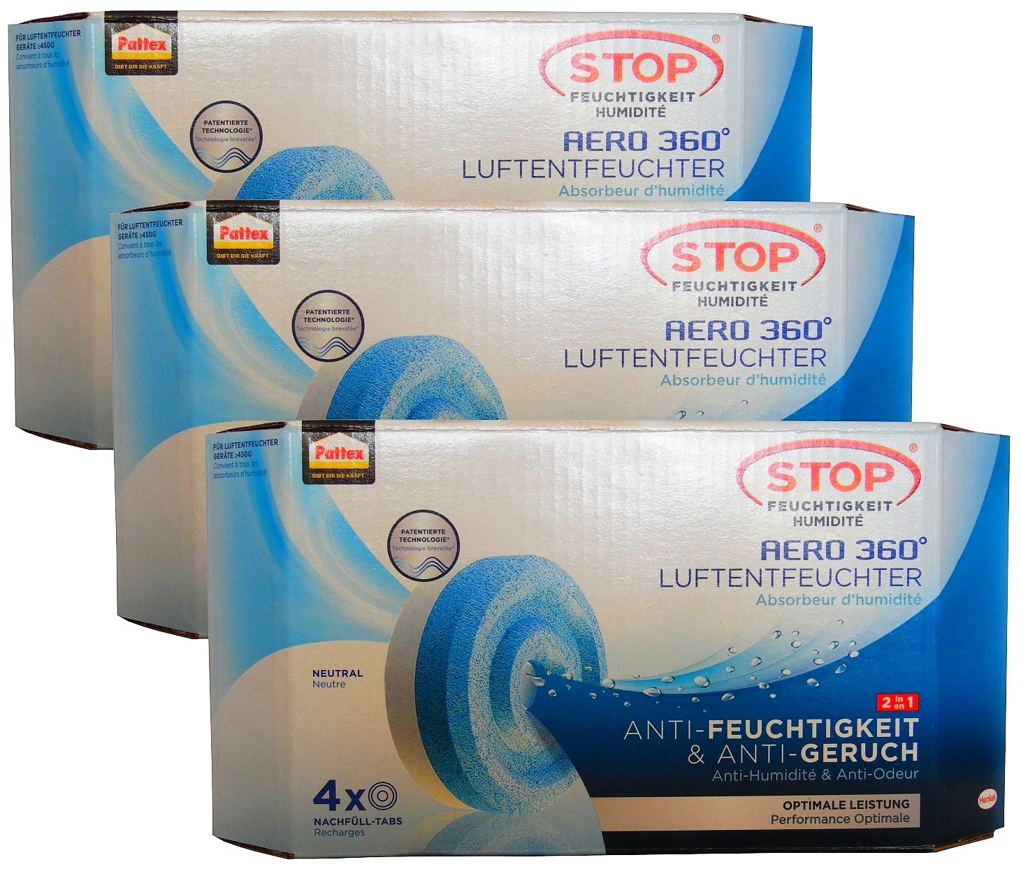 12 Nachfüll-Tabs Pattex AERO 360° ( 12 x 450g )
