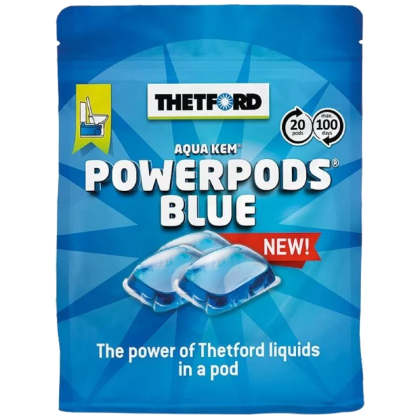 20 Stück Thetford Aqua Kem PowerPods Blue