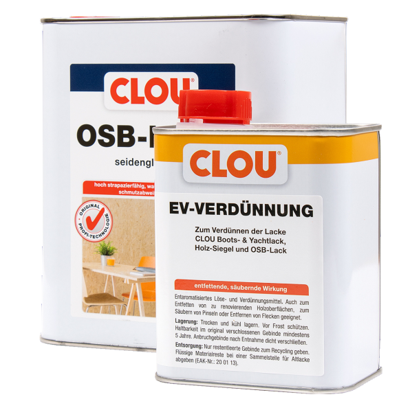 3L Clou OSB-Lack farblos seidenglänzend+EV-Verd.