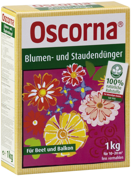 1kg Oscorna Blumen- und Staudendünger