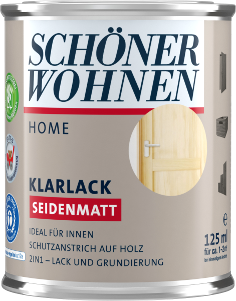 125ml Schöner Wohnen Home Klarlack seidenmatt farblos