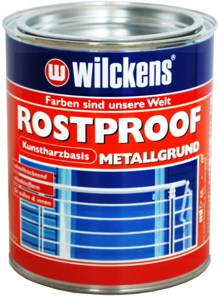 750ml Wilckens Rostproof Metallgrund rotbraun KH