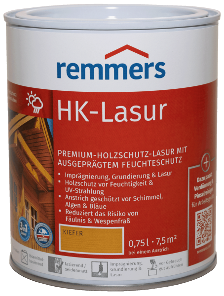 750ml Remmers HK Lasur Kiefer
