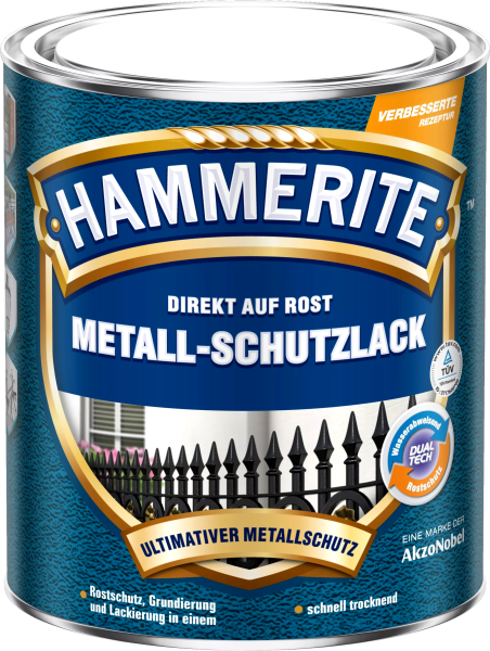 250ml Hammerite Struktur-Effekt silbergrau