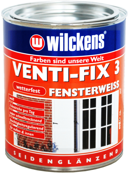 2,5Liter WILCKENS Venti-Fix 3 Fensterweiss